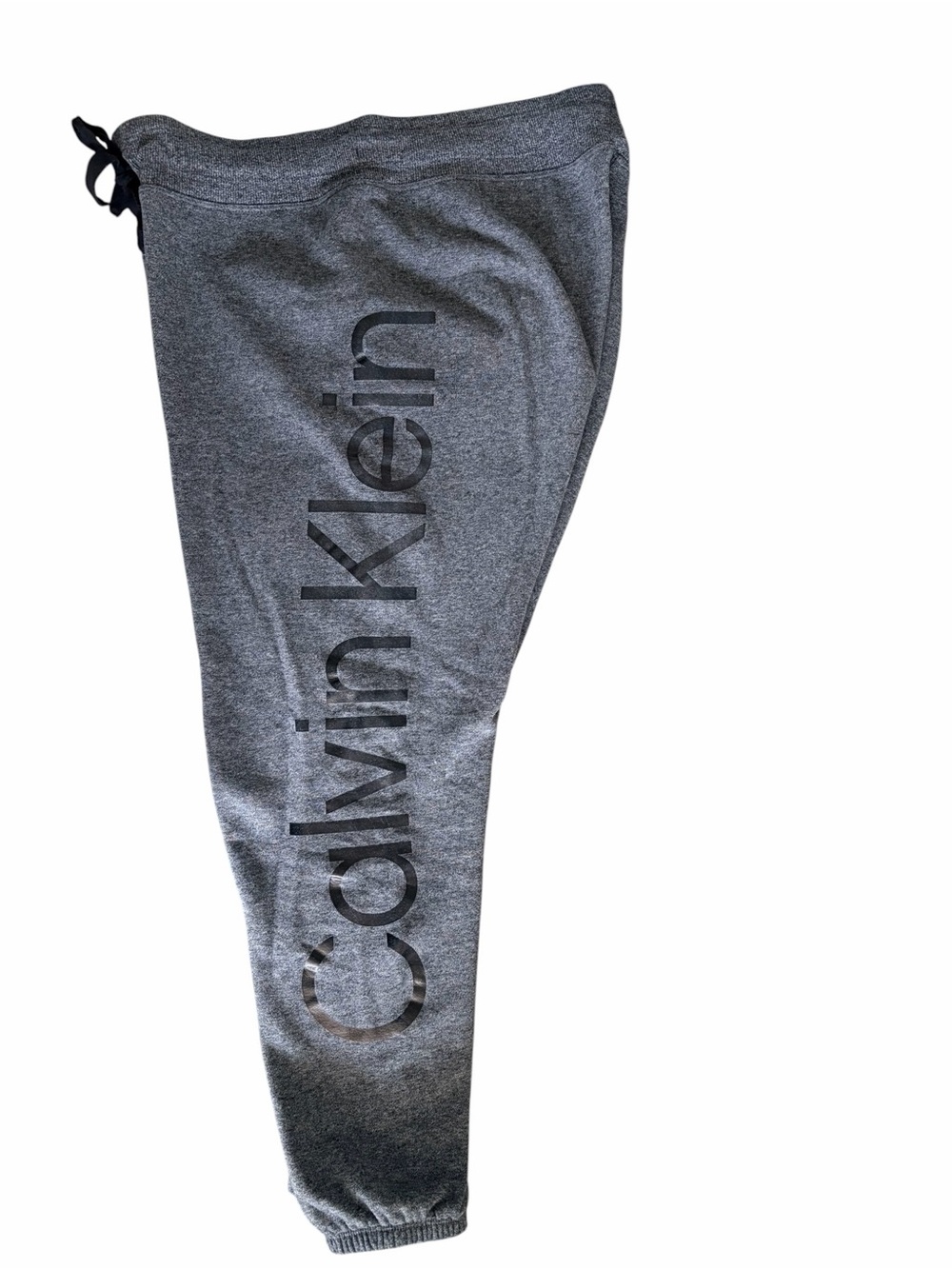 Calvin Klein Charcoal Gray Logo Jogger Pants L